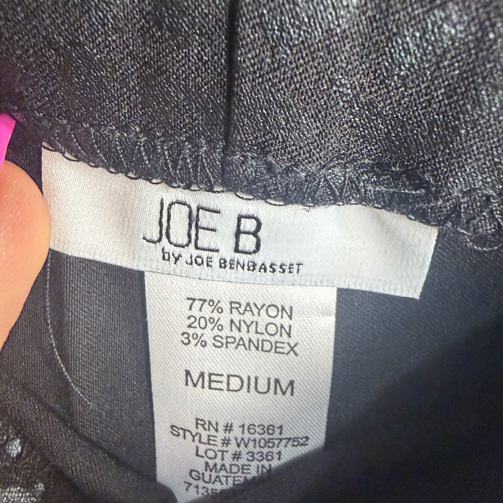 Joe Benbasset Black Animal Print Pencil Skirt - Picture 4 of 7